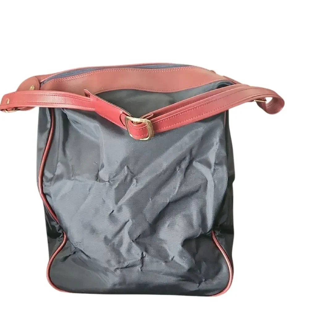 Samsonite Navy and Burgundy Shoulder Travel Bag